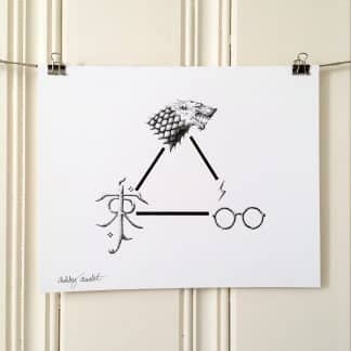 'Magical Trio' print