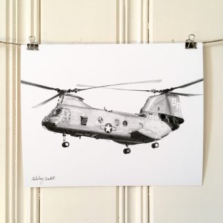 'CH-46 Sea Knight' print