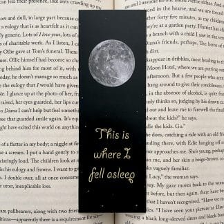 'Fell Asleep' Bookmark